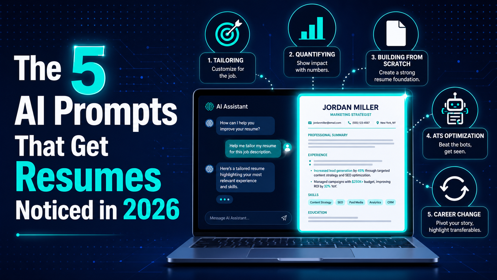 Top 5 Prompts for Resume Building That Get You Hired in 2026