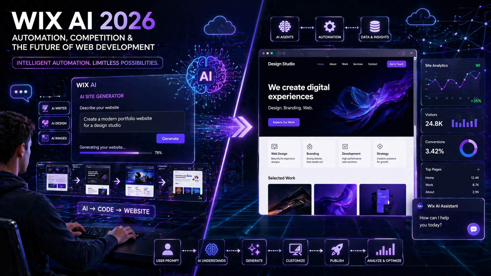 Wix AI 2026 : Automation, Competition & Web Shift