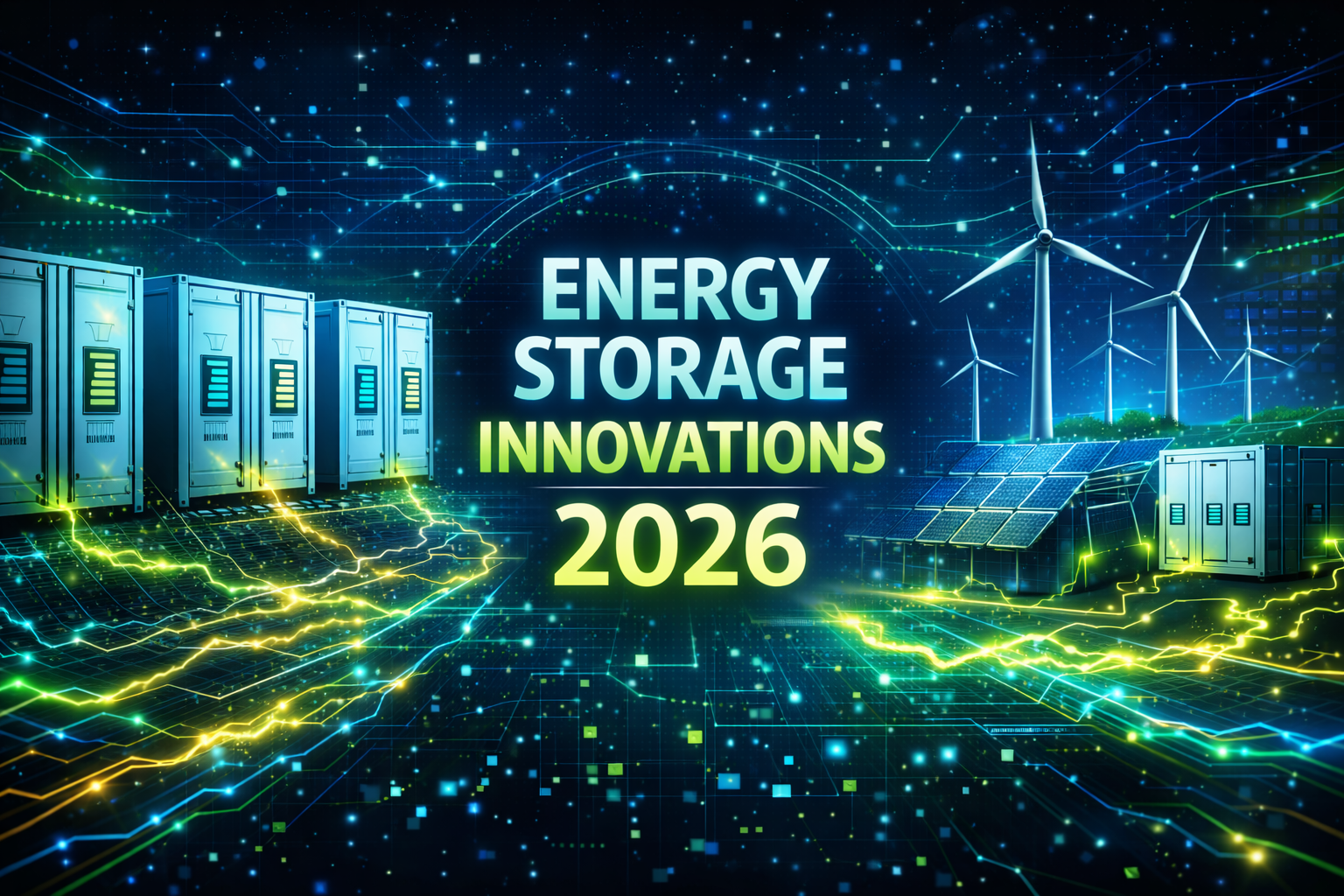 ⚡ Energy Storage Innovations: 2026 Power Breakthrough