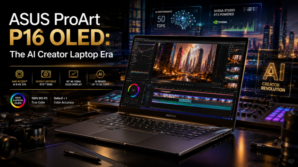 ASUS ProArt P16 OLED Redefines AI Creator Computing ASUS ProArt P16 OLED