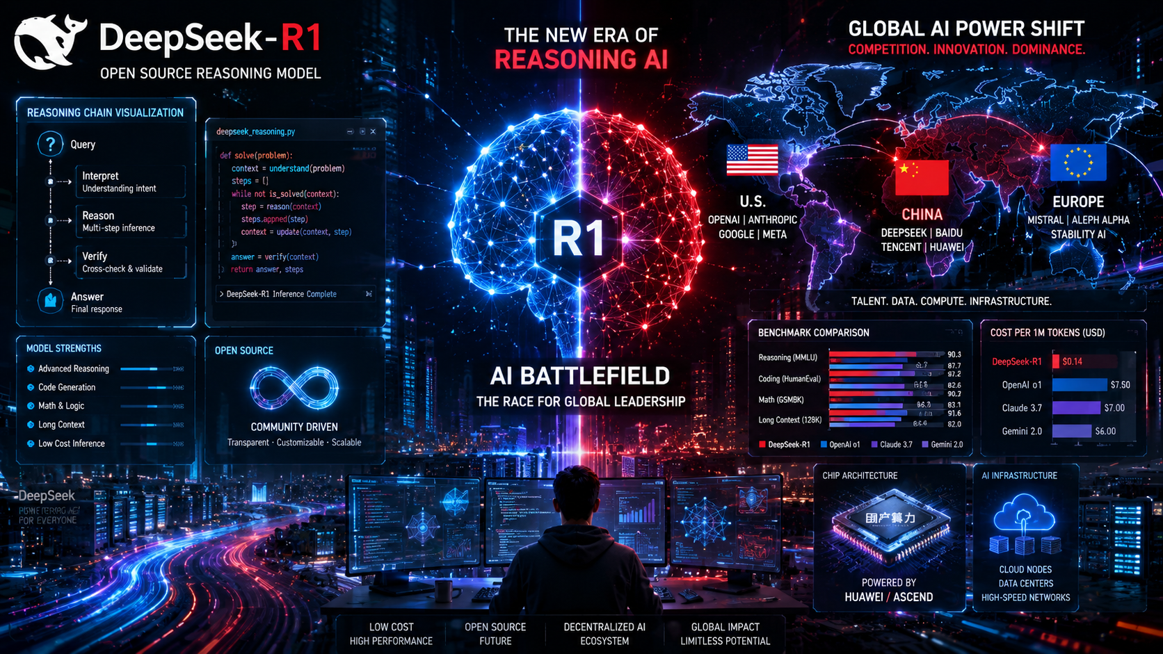 DeepSeek-R1 Redefines the Global AI Power Balance
