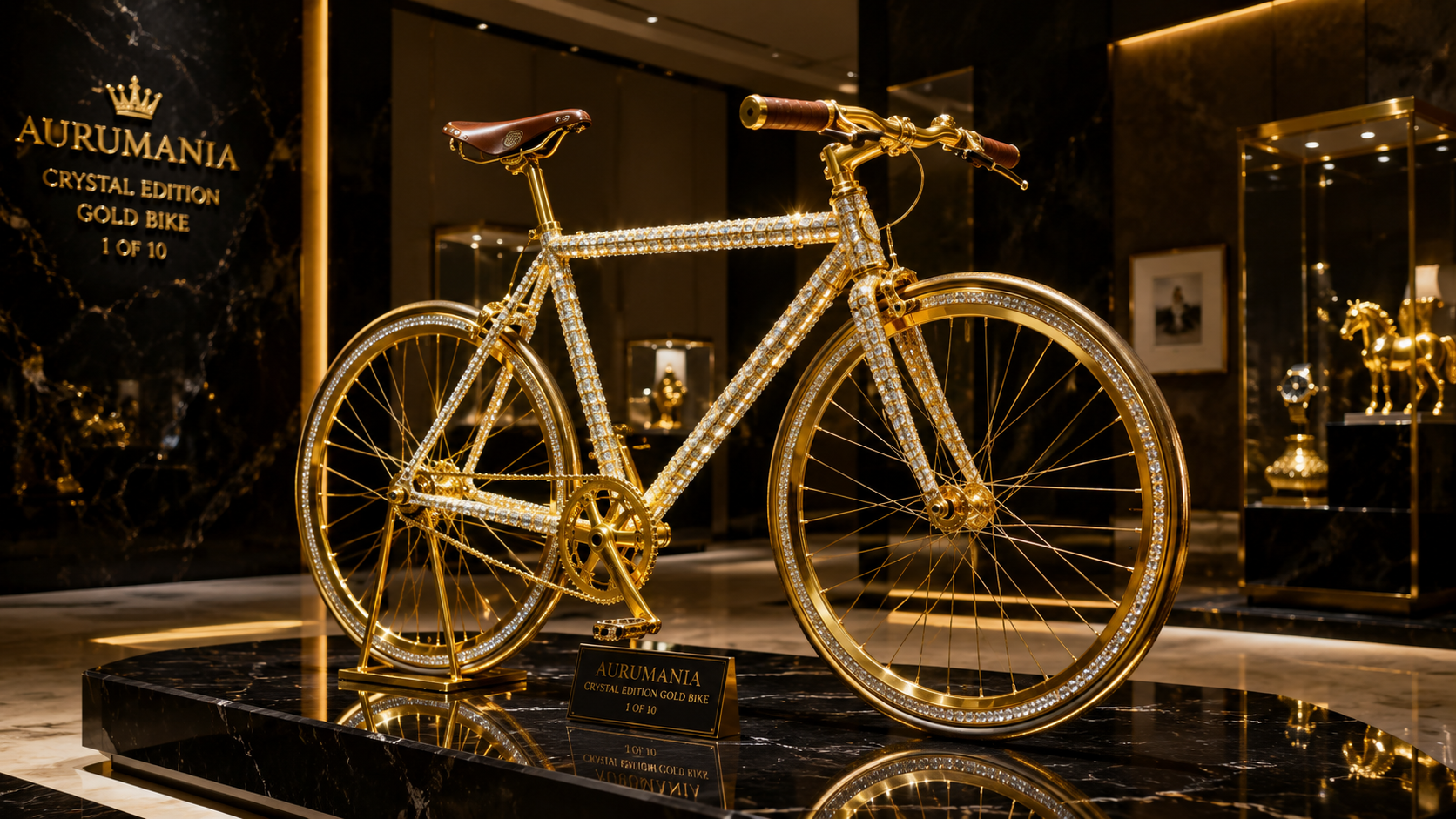 Aurumania Crystal Edition Gold Bike Still Defines Luxury Aurumania Crystal Edition Gold Bike Still Defines Luxury