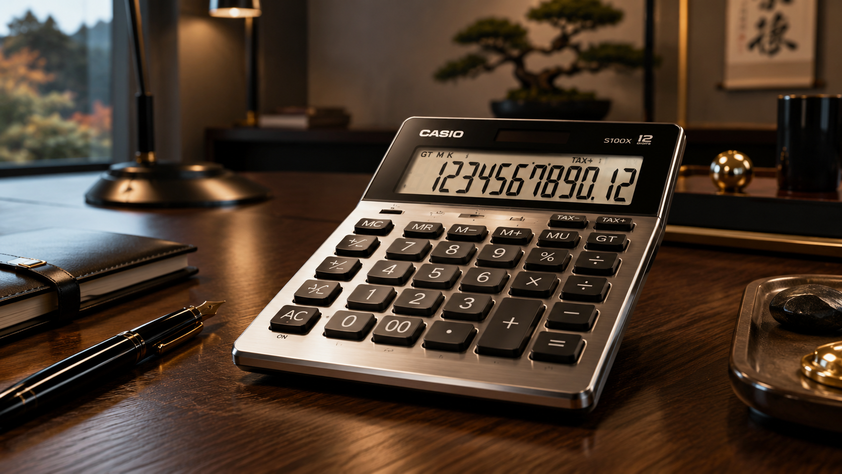 Casio S100X Flagship Desktop Calculator Gets Luxury Upgrade