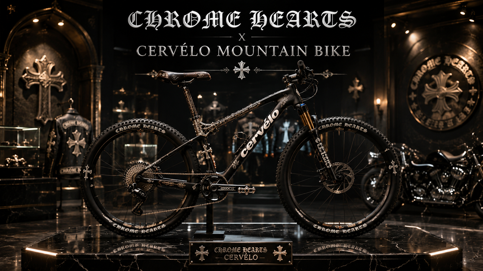 Chrome Hearts x Cervélo Bike Still Dominates Luxury Cycling Chrome Hearts x Cervélo Bike Still Dominates Luxury Cycling