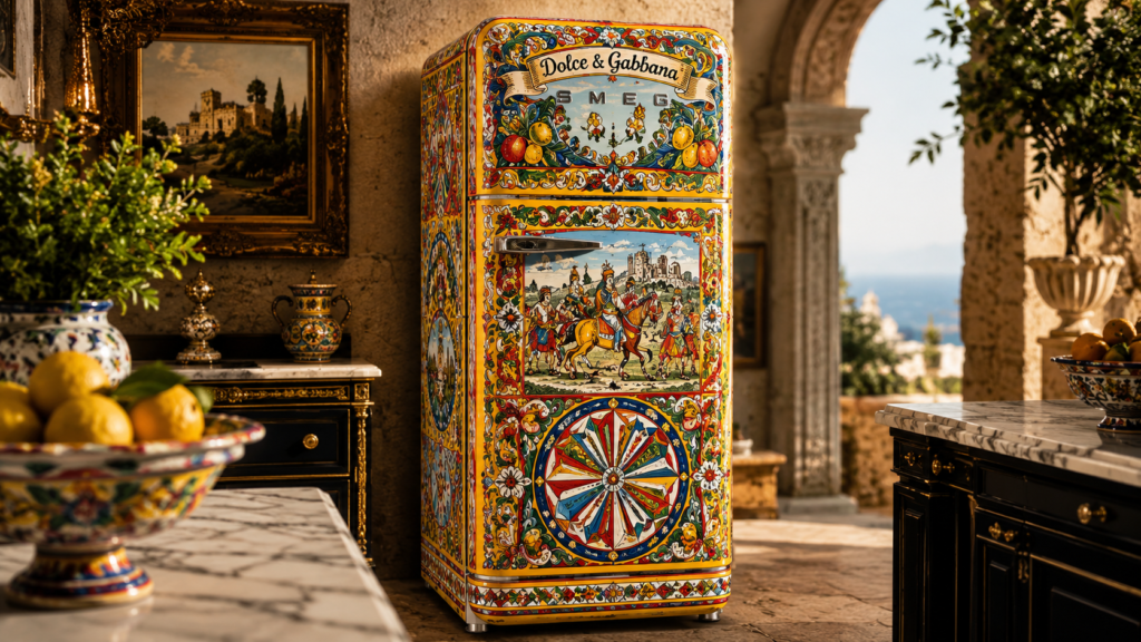 Dolce & Gabbana x Smeg Frigorifero d'Arte