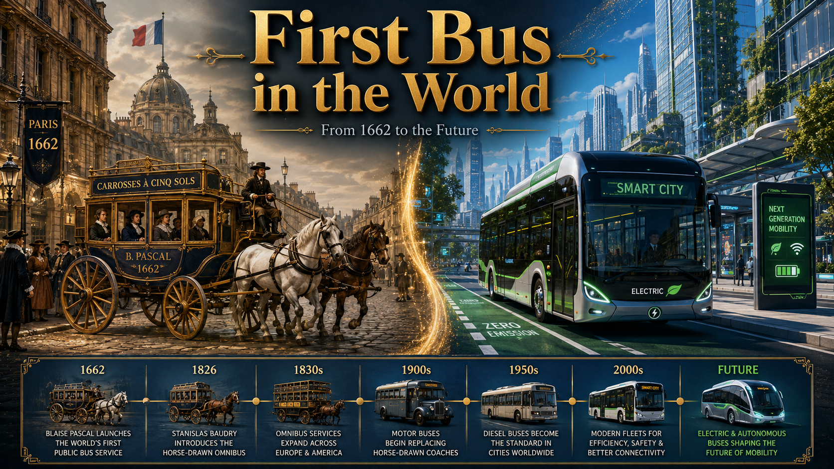 First Bus in the World: The Innovation That Moved Cities
