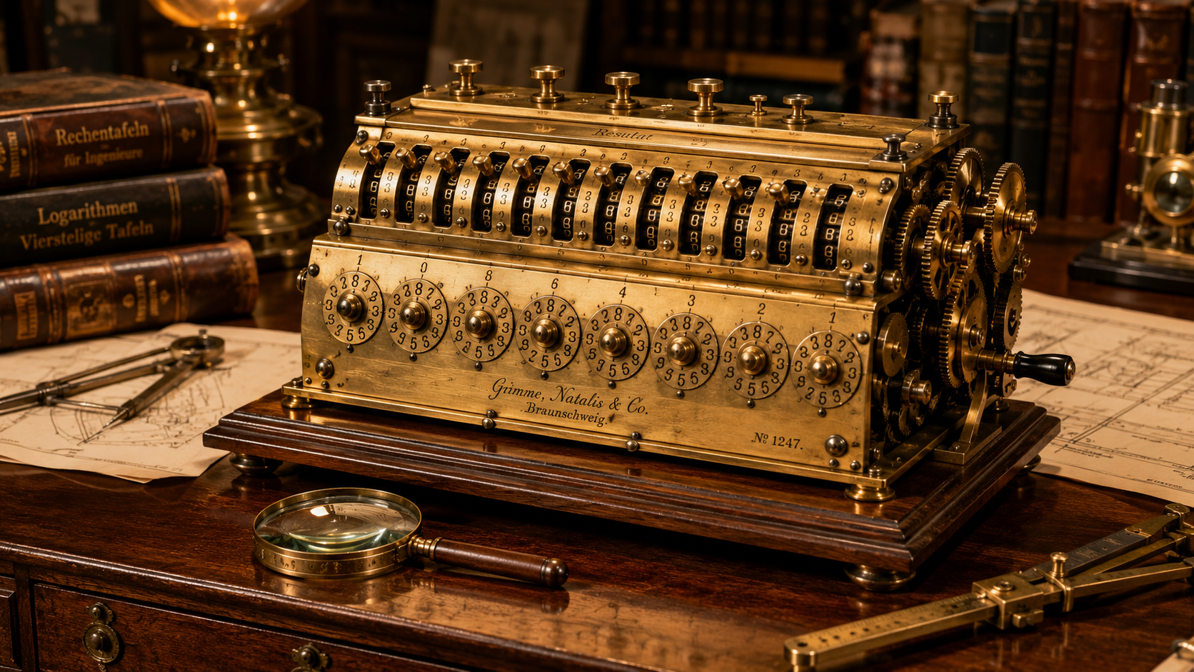 German 19th-Century Brass Calculator Gains New Spotlight