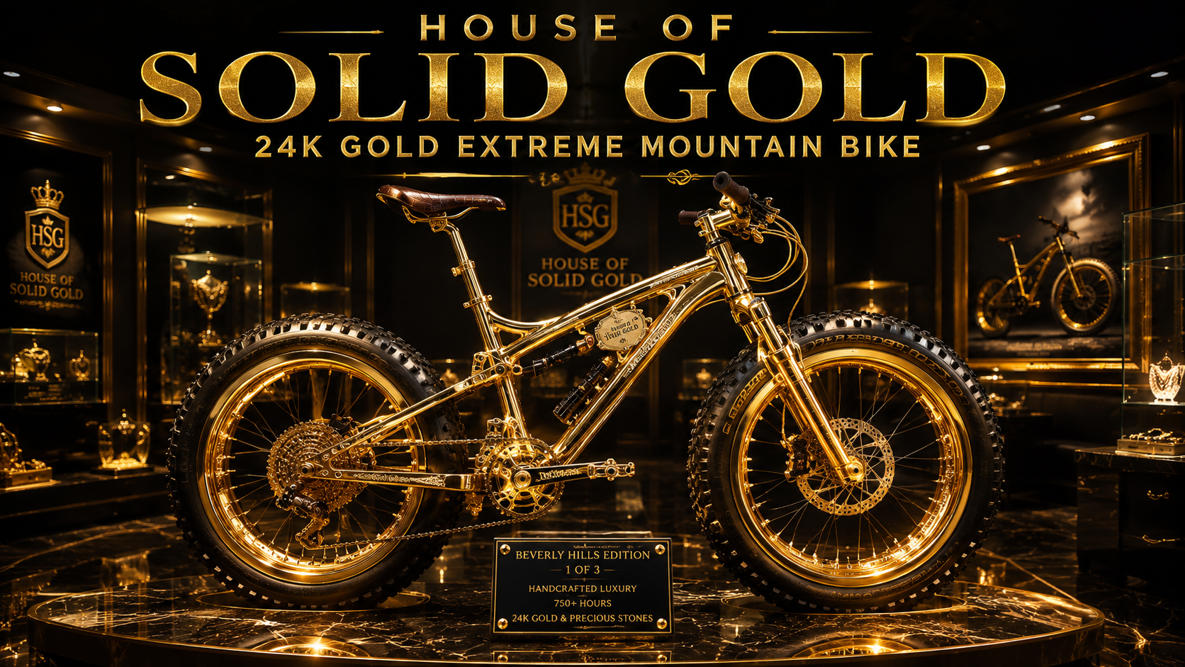 Gold Bike Craze Returns as Luxury Cycling Finds New Audience