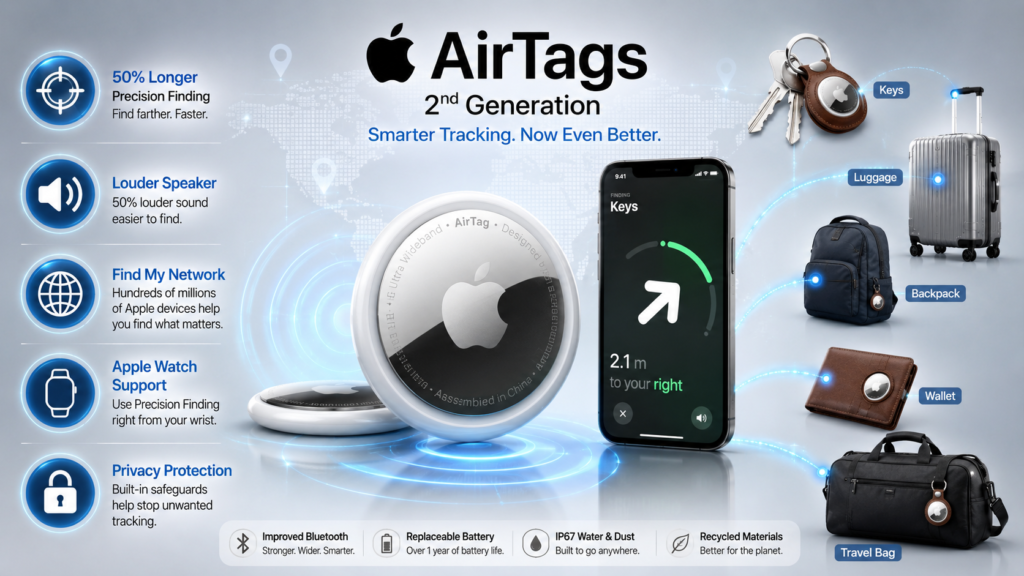 Apple AirTags 2 Review: Smarter Tracking Gets Better in 2026 apple airtags 2