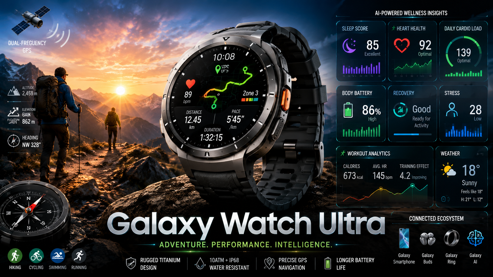 Galaxy Watch Ultra Gets Smarter With AI Health Upgrades Today