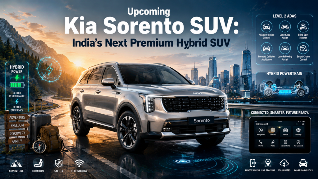 Upcoming Kia Sorento SUV Set to Shake Up India's Market Upcoming Kia Sorento SUV